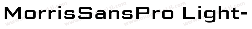MorrisSansPro Light字体转换